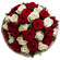 букет из красных и белых роз. Доминиканская Республика