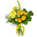 Желтый букет из роз и хризантем. Доминиканская Республика